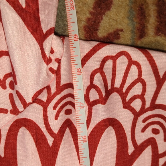 🌸 Boho Maxi Dress Festival Coverup Pink Red Tie Dye Ombre Beach L XL - Picture 14 of 16